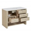 Marigot Single 48" Single (Vanity Only Pricing) in Sunwashed Oak